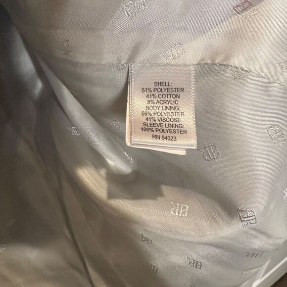 Banana Republic Black & Red Tweed Open Front Blazer Jacket - Size 10 - EUC - Picture 5 of 7